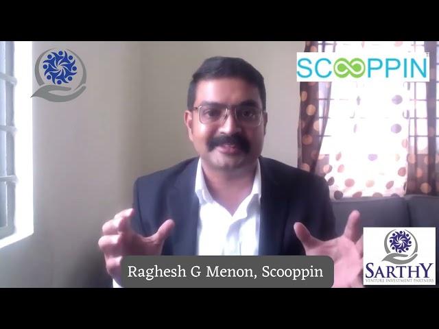 Scooppin Testimonial from Raghesh G Menon, Founder