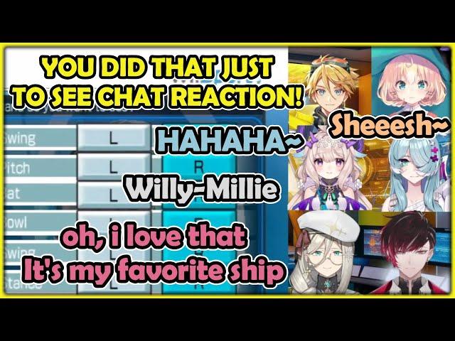 Everyone went crazy when Ver said : "Willy-Millie, My favourite Ship"