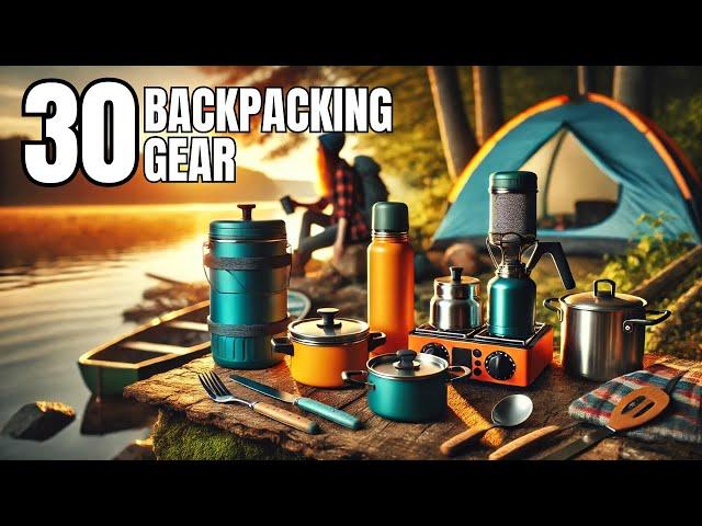 30 Budget Backpacking Gear for Beginners | Ultralight Backpacking Gear