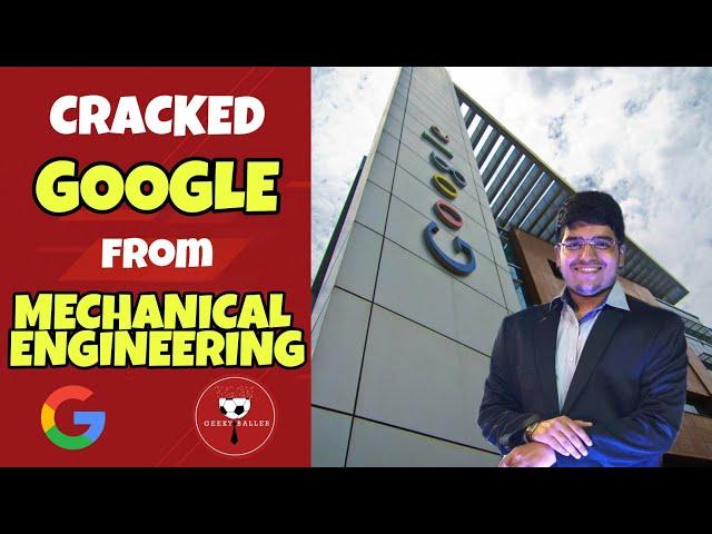 How he cracked GOOGLE from NON-CS background | Interview Experience | Preparation Strategy