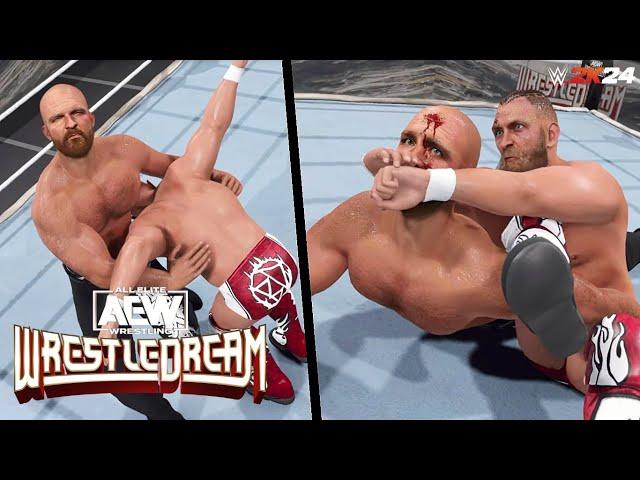 WWE 2K24: Bryan Danielson vs Jon Moxley AEW WrestleDream 2024 | Prediction Highlights