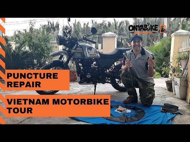 Puncture Repair Guide - Vietnam Motorbike Tour