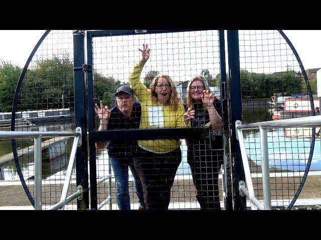 Locked up with Jono on the Droitwich Barge Canal 2019