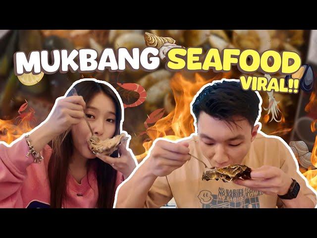 MUKBANG SEAFOOD KOREA TERVIRAL VIOR VINCENT GAMAU PULANG‼️