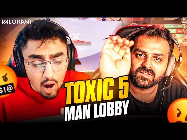 Valorant | VERY VERY TOXIC 5 MAN LOBBY | Funny Stream Highlights 