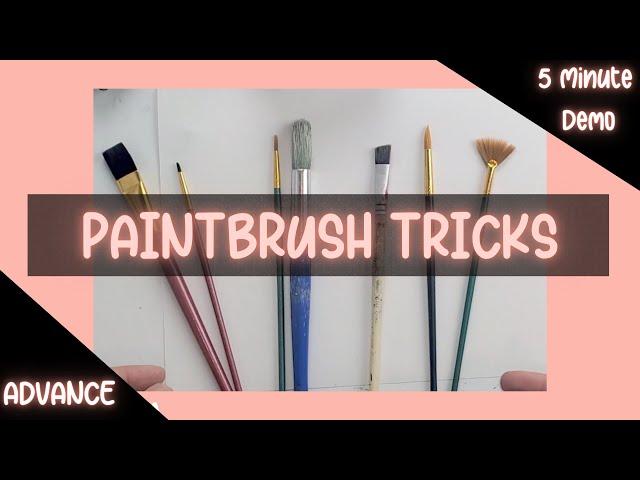 5 Minute Demo: Paintbrush Techniques | Choice-Based Art Education