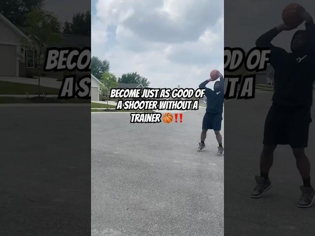 YOU DON’T NEED A TRAINER TO SHOOT BETTER ‼️ #basketballshooting #jumpshot