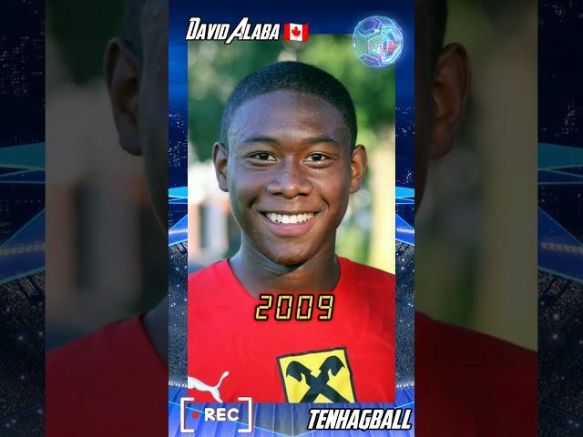 David Alaba evolution  #trending  #footballshorts  #fcbayern #realmadrid