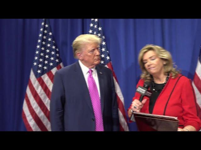 CBS News Detroit goes one-on-one with former President Donald Trump