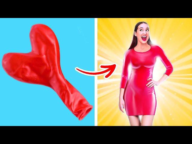 BRILLIANT BEAUTY HACKS FOR GIRLS! || Funny Clothing DIYs by 123 Go! GOLD