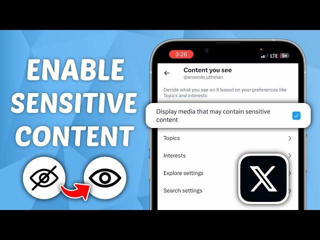 How to Enable Sensitive Content on X (Twitter) [NEW UPDATE]