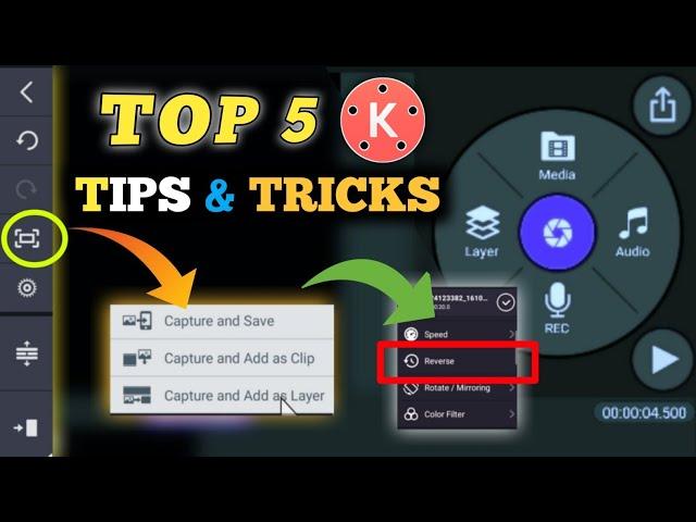 Kinemaster 5 Tips & Tricks 2021 | Kinemaster Top Five Hidden Features | Pashto Creators