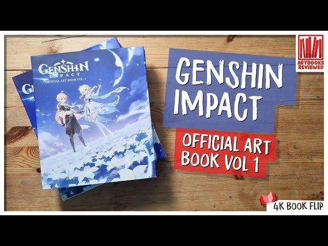 Genshin Impact Official Art Book Volume 1 #genshinimpact #artbook #artwork