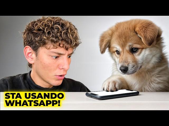 Insegno al mio CANE ad usare WhatsApp.. (spoiler: Funziona!)