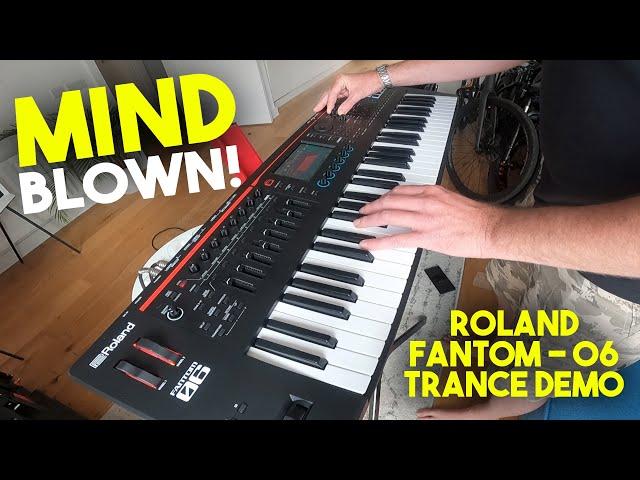 ROLAND FANTOM 06 TRANCE DEMO!!!