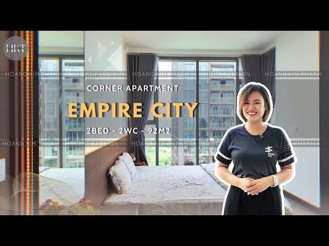 Empire city sở hữu view pháo hoa cận cảnh | Căn hộ 2 Phòng ngủ gốc diện tích đến 92 m²