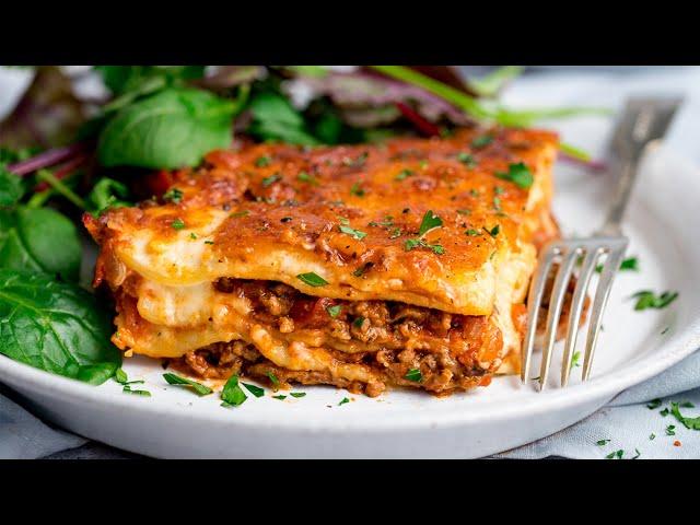 Easy Homemade Lasagne Recipe = Perfect Family Comfort Food