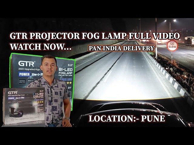 LUXURY Cars type Brightest 35W GTR BiXenon BI-LED Projector Fog Lamp । CAR LIGHT Modification