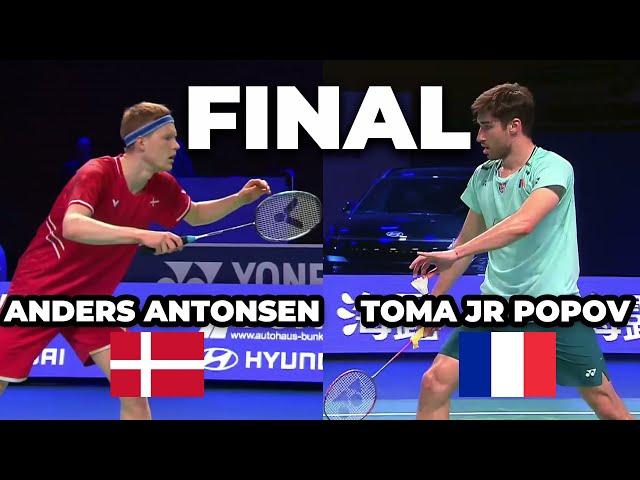 European Medal Final Showdown: Anders Antonsen vs. Toma Jr Popov