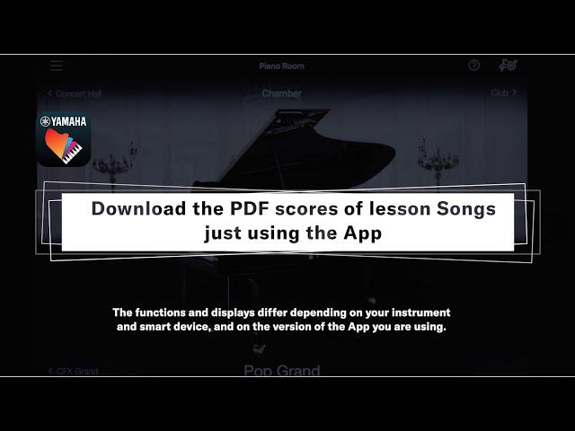 Smart Pianist App | Download the PDF scores