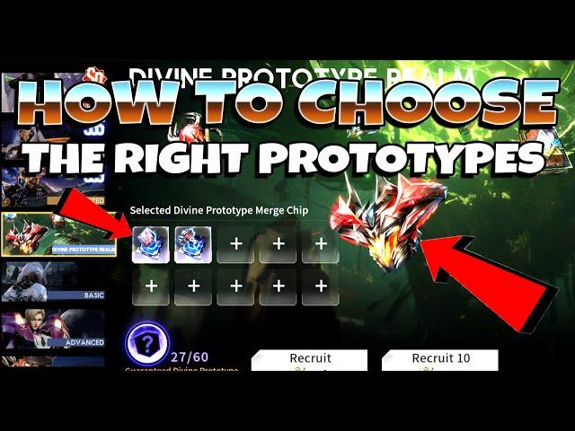 MAKE SURE you get the BEST PROTOTYPES for YOUR ACCOUNT in Eternal Evolution