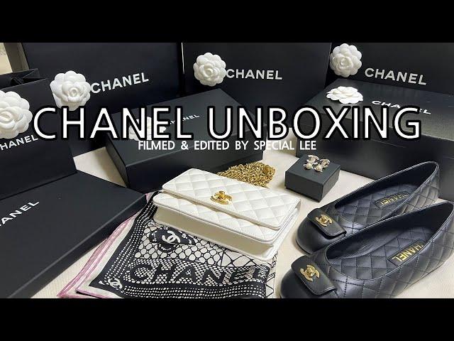 [Unboxing] 샤넬 쇼핑하울┃샤넬 미니백 추천, 샤넬 WOC 골드볼┃샤넬 플랫슈즈 추천┃샤넬 귀걸이, 스카프┃가격부터 착용샷까지!!