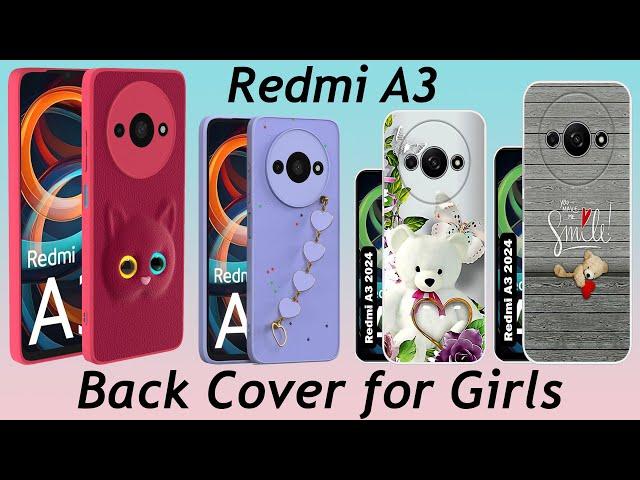 Redmi A3 2024 Back Cover Case Pouch for Girls - MMR Mobiles