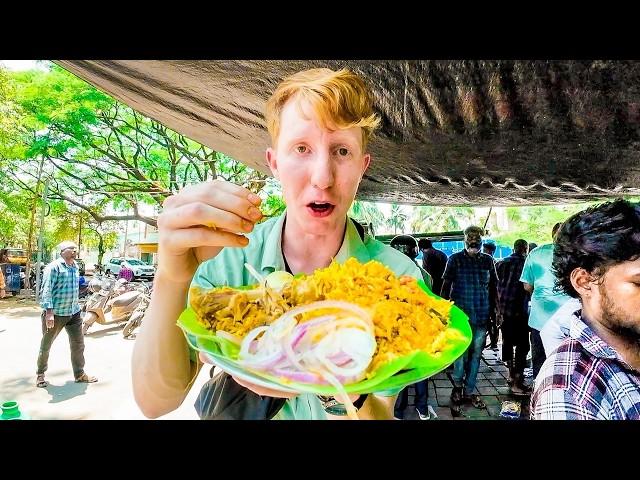 Full Day of Overeating in Chennai India!! Chennai Chicken Biryani