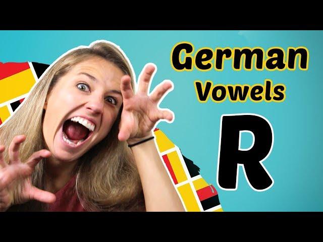 GERMAN PRONUNCIATION 9: How to PRONOUNCE the GERMAN R? 