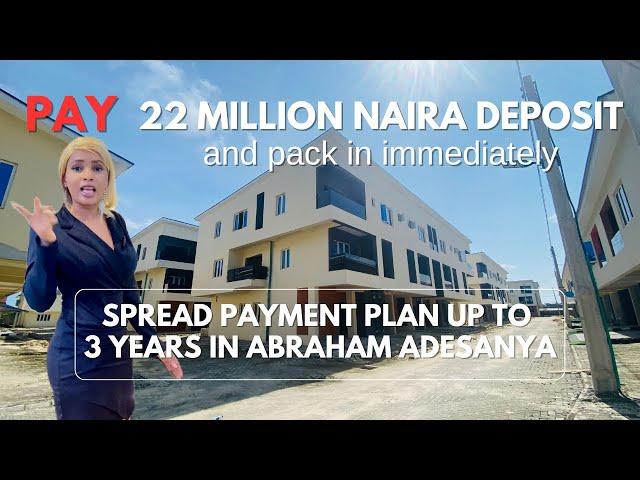 Inside a 3 & 4 bedroom duplex &apartment for sale with payment plan in Abraham Adesanya, Ajah, Lagos