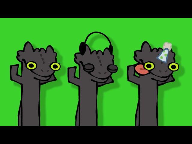 Toothless Dancing Meme [NEW VARIATIONS]