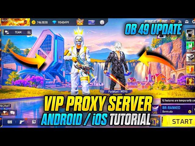 Ob49 Updated Proxy Server Download Link commenta How To Download Free Fire Server After Ob49 Update