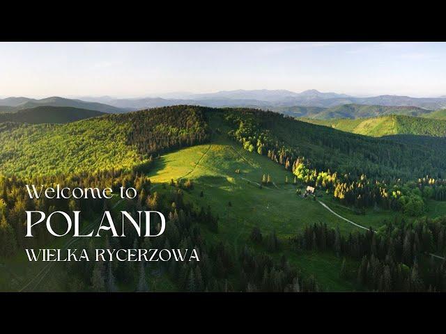 Wielka Rycerzowa - Breathtaking Mountain Cinematic Drone Footage Aerial Views 4K  Beskidy DJI MINI 3