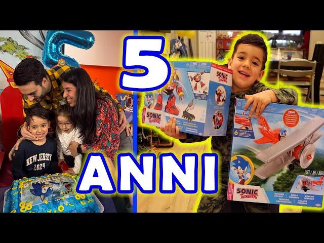 il QUINTO COMPLEANNO di nostro FIGLIO Tommaso! +5