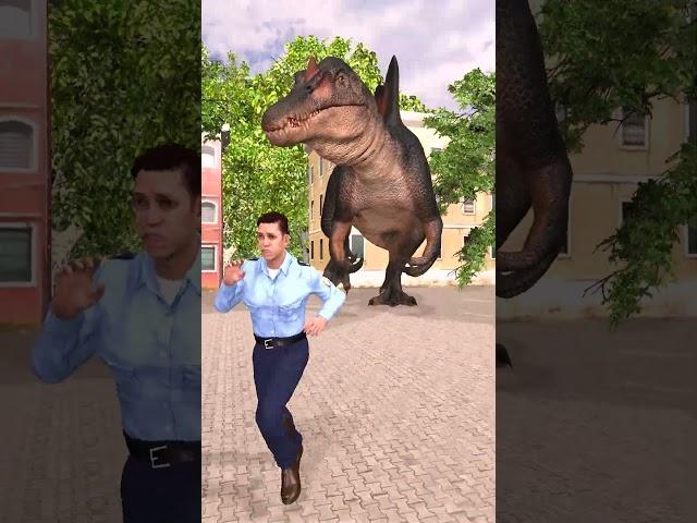 Dino Break Restaurant Window | Spino Dinosaurs Attack Customers #dinosaur #dinosaurvideos