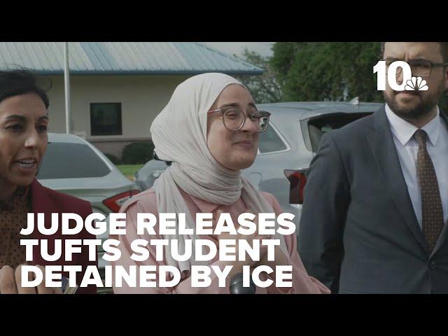 Judge releases Turkish Tufts University student who was detained by ICE