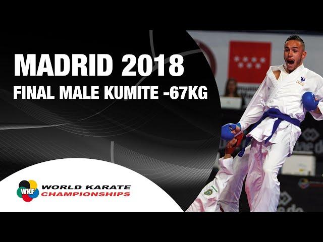 GOLD MEDAL. 2018 World Championships. Dacosta (FRA) vs Figueira (Brazil) | WORLD KARATE FEDERATION