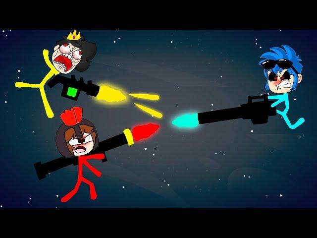 ¡LOS COMPAS ME TRAICIONAN en STICK FIGHT!  ELTROLLINO STICK FIGHT