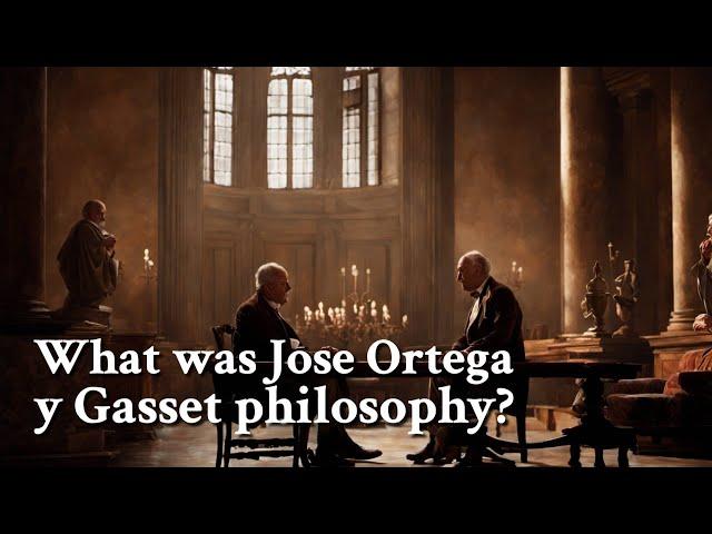 What was Jose Ortega y Gasset philosophy? | Philosophy