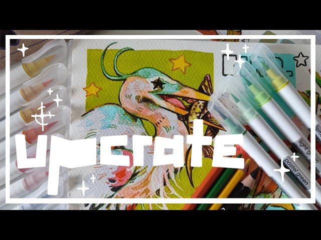 My FIRST ever art subscription box  || Upcrate