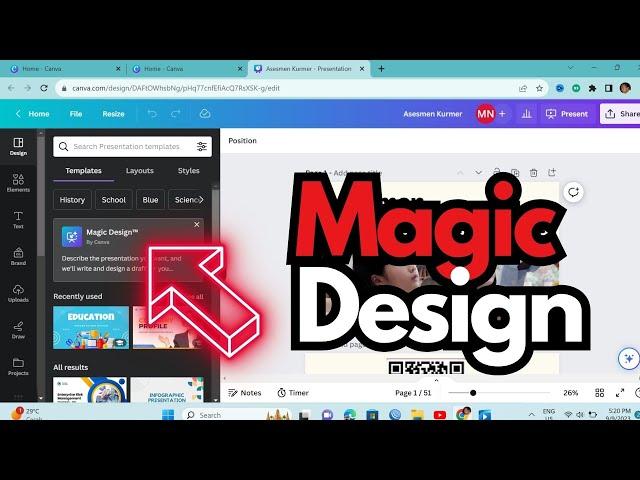 Cara Menampilkan Magic Design Canva untuk Membuat Presentasi Otomatis Menggunakan AI