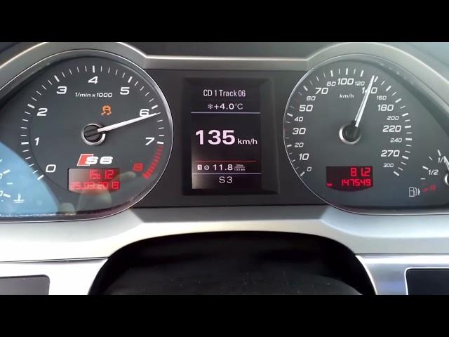 Audi S6 V10 acceleration