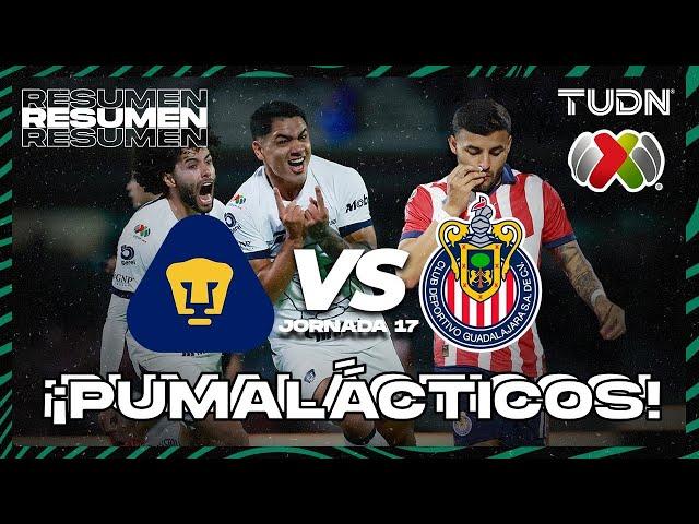 Pumas vs Chivas - HIGHLIGHTS | AP2023-J17 | Liga Mx | TUDN