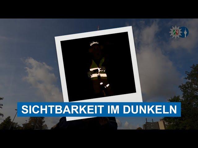 Sichtbarkeit in der dunklen Jahreszeit I Polizei Düsseldorf