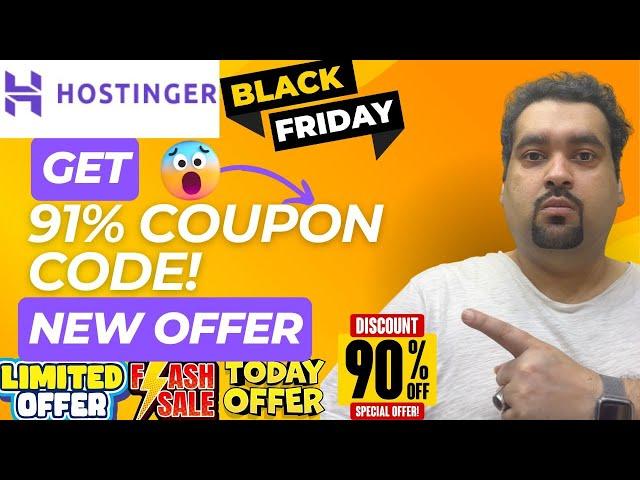 Hostinger Hosting Discount 2024 - 91% Coupon Code