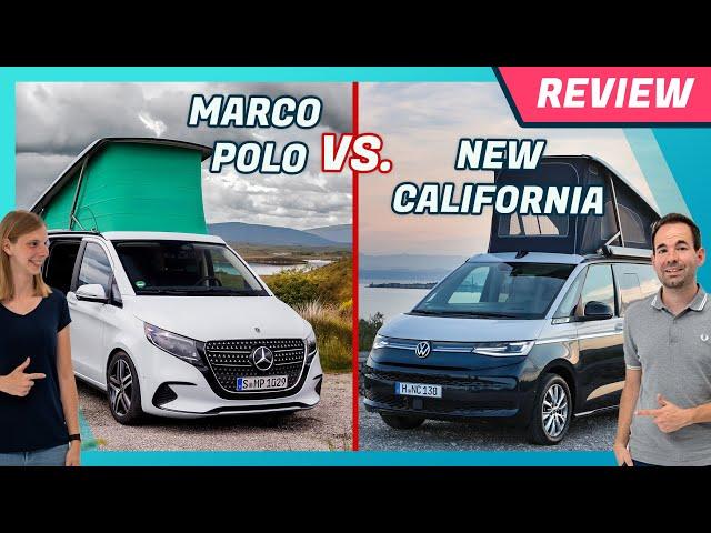 VW New California vs. V-Klasse Marco Polo Facelift: Vergleich, Unterschiede & unser Favorit!