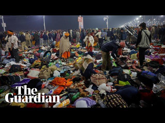 People rescued after deadly crowd crush in at India's Kumbh Mela religious festival