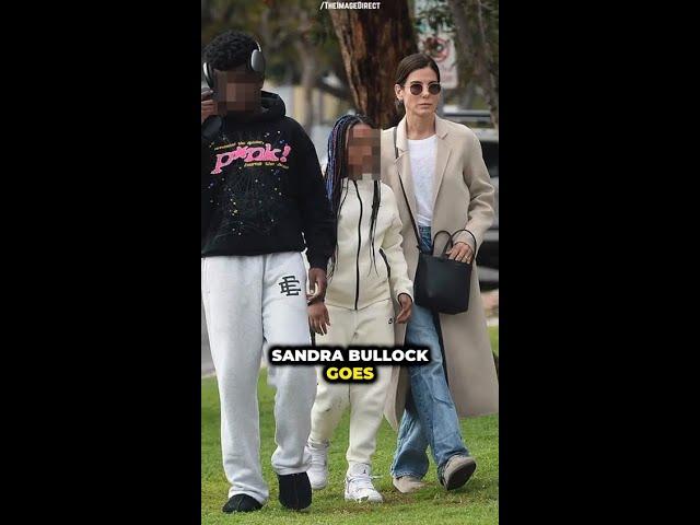 Sandra Bullock goes on a rare family outing with children Louis and Laila. #Shorts #SandraBullock