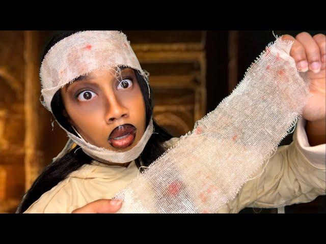 ASMR Mummy Gets You Ready For Your Tomb by Mummifying You ‍️️ Personal Attention ASMR