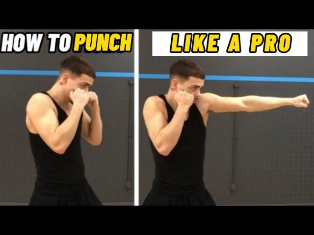 HOW TO PUNCH LIKE A PRO BOXER